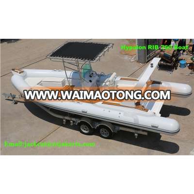 cabin cruiser boat / rigid hull fiberglass inflatable boat for sale