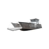 9m Landing Craft with Cabin - hull boat for cargo/passengers / Barge/Aluminium Boat for sale