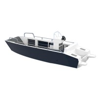 Gospel 5.8m/19 ft Deep V Aluminum Landing Craft Boat to Carry Cargo/Passengers