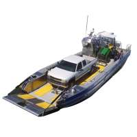 50ft 15m 13 tons loading capacity  aluminum open sea cargo ship barge boat landing craft for sale