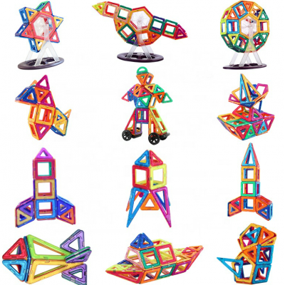 Factory supply Magnetic Building Blocks Set Magnetic Tiles Educational Toys for Kids