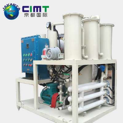 China suppliers DYJ Waste Engine Oil Regeneration Machine Vacuum Oil Purifier machine oil filter