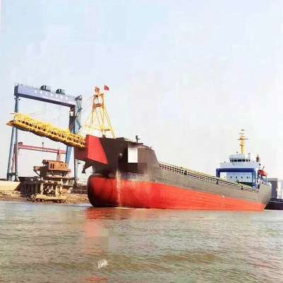 self-dischage unloader sand vessel ship boat carrier